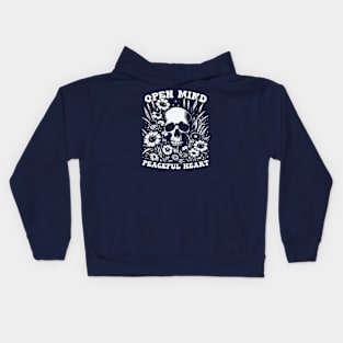 Open Mind, Peaceful Heart Kids Hoodie